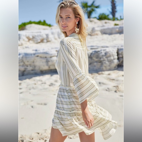 Venus Ruffle Cover-Up Dress - Picture 2 of 8